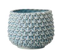 Nordring Pot de Fleur Pino - Pots de Fleurs décoratifs Couleur pour intérieur Style rétro créatif L (16,5 cm ø), Leu Ciel, Céramique