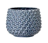 Nordring Pot de Fleur Pino - Pots de Fleurs décoratifs Couleur pour intérieur Style rétro créatif L (16,5 cm ø), Couleur pétrole, Céramique