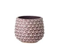 Nordring Pot de Fleur Pino - Pots de Fleurs décoratifs Couleur pour intérieur Style rétro créatif S (9,5 cm ø), Mauve, Céramique