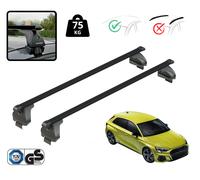 Nordrive Barres Porte-Tout De Toit Pour Audi A3 Sportback 8Y 2020- Acier Noir
