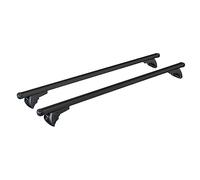 NORDRIVE N15061 Helio Black In-Rail, ensemble complet de barres de toit en aluminium - L - Evos IA