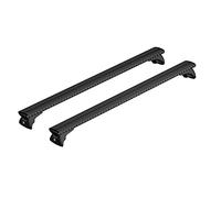 NORDRIVE N15099 Silence Black in-Rail, Ensemble complet de barres de toit en aluminium - S - Evos IA
