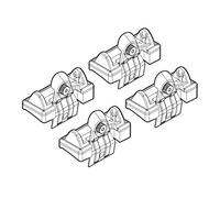 NORDRIVE N21034 Lot de 4 Embouts sur Mesure pour BMW X5 (E53) 05/00>11/03/BMW X5 (E53) 12/03>02/07