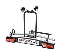 NORDRIVE Range-Vélo Crochet Remorque Elix 2 Deux Vélos