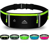Nordrun® Ceinture Running Homme et Femme | Sac Banane Étanche de Course a Pied, Sport, Jogging, Footing, Courir | Ceinture Course a Pied | Sac Course a Pied pour Tous Les Telephones