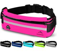 Nordrun® Ceinture Running Homme et Femme | Sac Banane Étanche de Course a Pied, Sport, Jogging, Footing, Courir | Ceinture Course a Pied | Sac Course a Pied pour Tous Les Telephones