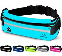 Nordrun® Ceinture Running Homme et Femme | Sac Banane Étanche de Course a Pied, Sport, Jogging, Footing, Courir | Ceinture Course a Pied | Sac Course a Pied pour Tous Les Telephones