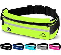 Nordrun® Ceinture Running Homme et Femme | Sac Banane Étanche de Course a Pied, Sport, Jogging, Footing, Courir | Ceinture Course a Pied | Sac Course a Pied pour Tous Les Telephones