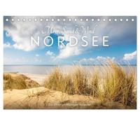 Nordsee - Meer, Sand und Wind (Tischkalender 2027 DIN A5 quer), CALVENDO Monatskalender: Küstenzauber zwischen Dünen und Wellen