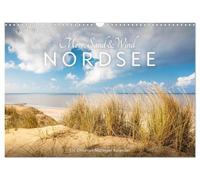 Nordsee - Meer, Sand und Wind (Wandkalender 2027 DIN A3 quer), CALVENDO Monatskalender: Küstenzauber zwischen Dünen und Wellen