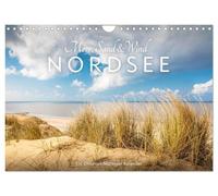 Nordsee - Meer, Sand und Wind (Wandkalender 2027 DIN A4 quer), CALVENDO Monatskalender: Küstenzauber zwischen Dünen und Wellen
