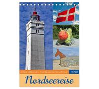Nordseereise - Jütland in Dänemark - Von Blavand bis Henne Strand (Tischkalender 2026 DIN A5 hoch), CALVENDO Monatskalender: Traumhafte Landschaften an Jütlands Westküste
