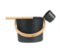 NordSteam - Kit Sauna - Seau en aluminium de 7 litres, cuillère