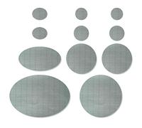 Nordtown Patchs de réparation pour veste en duvet | Gris, auto-adhésif, nylon, imperméable et résistant aux déchirures pour fixer vestes, tentes, sacs de couchage, pantalons de ski (11 pièces)