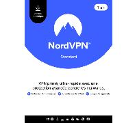 NordVPN Standard - 1 Year - 10 Devices (PC/MAC/Mobile) VPN & Cybersecurity Software Subscription Key FRANCE