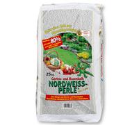 Nordweiss-Perle 25 kg chaux de jardin, chaux de gazon, activateur de sol, sans poussière, pour pelouse et chaux activateur de sol sans poussière, carboné