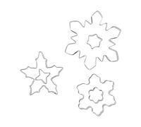 Nordwik Nordwik emporte-pièce 3 pièces Flocon de neige