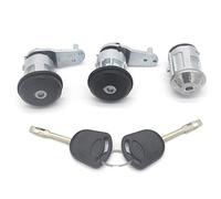 NORDYO AL225 1004152 94AGA22050DB interrupteur d'allumage avant gauche droite barillet de serrure de porte adapté for Ford Escort MK5 MK6 (Size : 3PCS)