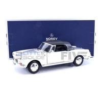 NOREV - Peu 404 Cabriolet - 1967-1/18, Silver