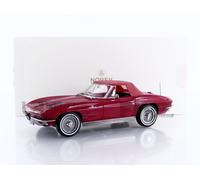 Chevrolet Corvette Sting Ray Cabriolet 1963 Rouge 1:18
