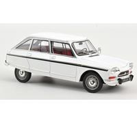 NOREV 1/18 CITROEN AMI SUPER 1974 BLANC MODÉLISME MODÈLE STATIQUE DIECAST