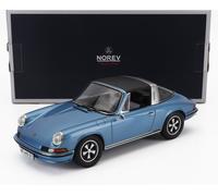 Porsche 911 Targa S 2.4 1973 Bleu Métallique Modèle Auto 1:18 Norev