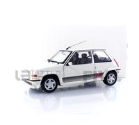 Voiture Miniature de Collection - NOREV - RENAULT 5 GT Turbo Phase 2 - 1989 - Blanc Panda - 1/18