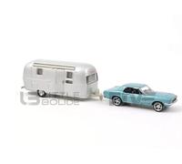 Norev 1/43 - 270582 - Ford Mustang With Trailer Airstream - 1968-Norev