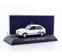 150941 Norev - Citroen Visa 1000 Pistes - 1983 - 1/43, Blanc/ Bleu/ Rouge