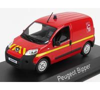 NOREV 1/43 FOURGON PEUGEOT BIPPER VAN POMPIERI 2009 MODÈLE 1:43 MODÈLE