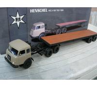 NOREV 1/43 HENSCHEL HS3 -180 TAS semi plateau
