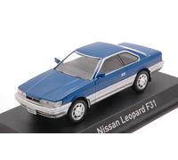 NOREV 1/43 NISSAN LEOPARD F31 1986 BLEU MODÉLISME MODÈLE STATIQUE DIECAST