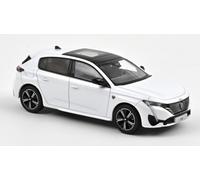 NOREV 1/43 PEUGEOT 308 GT 2021 BLANC MODELISME STATIQUE DIECAST