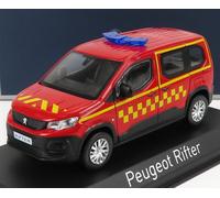 NOREV 1/43 PEUGEOT RIFTER SAVEURS POMPIERS 2019 MODÈLE STATIQUE DIECAST