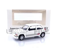 Norev Renault Super 5 GT Turbo Phase II 1988 Blanche Jet-Car 1/43 510538 0125