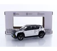Renault 4 E-Tech Electrique 2025 Blanc Glacier et Noir 1/64