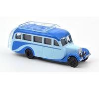 NOREV 1/87 FOURGON CITROEN U23 AUTOCAR 1947 BLEU MODÈLE STATIQUE DIECAST