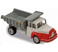 Norev 550002 - Miniature Unic Izoar benne Marrel blanc / rouge - HO (1:87)