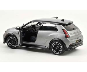 NOREV Alpine A290 GT 2025 Gris Tornade Mat et Noir Voiture de Collection 1/18 Métal