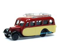 NOREV Autocar Citroën U23 rouge et jaune 1947 - HO 1/87 - NOREV AMC0191099