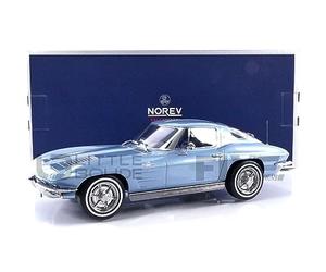 NOREV - Che Corvette Sting Ray - 1963-1/18, Light Blue Metallic