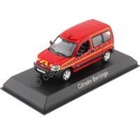 Norev Voiture miniature Citroën Berlingo Sapeurs-Pompiers 2004 1:43 Rouge/Jaune Réf 155721