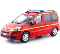NOREV - Citroen Berlingo - Pompiers 2017-1/18, Red/Yellow