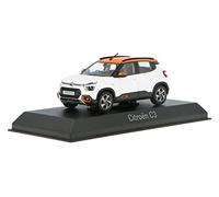 CITROËN C3 Indian Market 2021 White & Orange Roof NOREV 1/43 Ref 155221