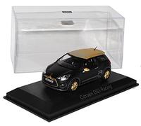 Norev Citroen DS3 Racing Matt Schwarz mit Gold AB 2010 1/43 Modell Auto mit individiuellem Wunschkennzeichen