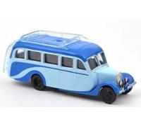 Citroën U23 Autocar 1947 Bleu Clair et Bleu Moyen 1/87