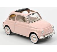 Norev FIAT 500 L 1968 PINK WITH SPECIAL BIRTH PACK 1:18