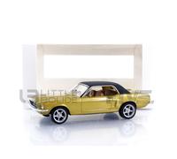 MODÈLE DE VOITURE STATIQUE NOREV FORD MUSTANG COUPÉ 1968 OR JET CAR ÉCHELLE 1:43