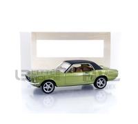 MODELLINO SCALA COMPATIBLE AVEC FORD MUSTANG COUPE '1968 VERT METALLIQUE JET VOITURE 1:43 NOREV NV270585