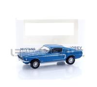 Norev Voiture miniature Ford Mustang GT Fastback 1968 échelle 1/43 Bleu Acapulco